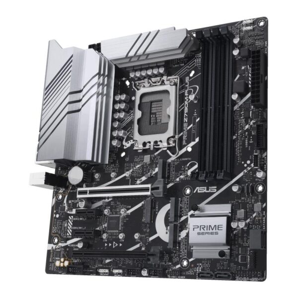 Mainboard|ASUS|Intel Z790|LGA1700|Micro-ATX|Memory DDR5|Memory slots 4|2xPCI-Express 4.0 1x|1xPCI-Express 4.0 16x|1xPCI-Express 5.0 16x|3xM.2|1xHDMI|1xDisplayPort|2xUSB 2.0|5xUSB 3.2|1xUSB-C|1xRJ45|3xAudio port|PRIMEZ790M-PLUS - Image 5