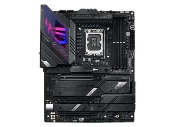 Mainboard|ASUS|Intel Z790|LGA1700|ATX|Memory DDR5|Memory slots 4|1xPCI-Express 3.0 1x|2xPCI-Express 4.0 16x|1xPCI-Express 5.0 16x|5xM.2|1xHDMI|1xDisplayPort|10xUSB 3.2|2xUSB-C|1xOptical S/PDIF|1xRJ45|5xAudio port|ROGSTRIXZ790-EGAMWIFI - Image 2