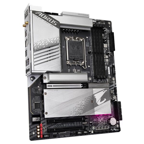 Mainboard|GIGABYTE|Intel Z790|LGA1700|ATX|Memory DDR5|Memory slots 4|1xPCI-Express 3.0 16x|1xPCI-Express 4.0 16x|1xPCI-Express 5.0 16x|4xM.2|1xHDMI|1xDisplayPort|4xUSB 2.0|5xUSB 3.2|1xUSB-C|1xOptical S/PDIF|1xRJ45|2xAudio port|Z790AORUSELITEAX-W1.1 - Image 3