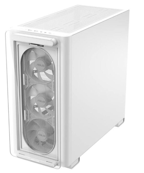 Case|ASUS|A23 PLUS|MidiTower|Case product features Transparent panel|MicroATX|MiniITX|Colour White|A23PLUSTG/ARGBWHITE - Image 4