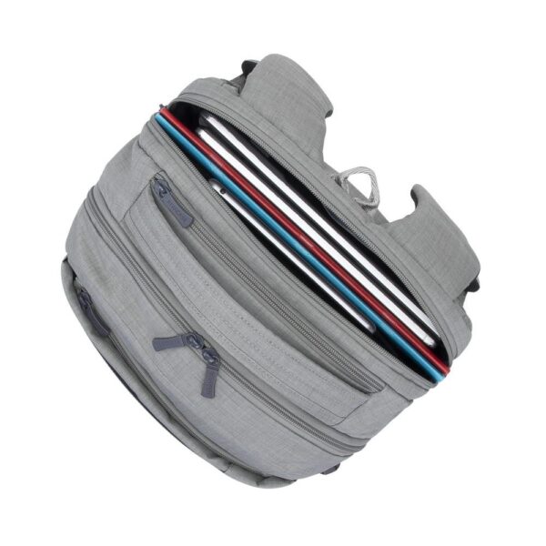 NB BACKPACK CARRY-ON 15.6"/8363 GREY RIVACASE - Image 2