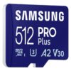 MEMORY MICRO SDXC PRO+ 512GB/W/ADAPT. MB-MD512SB/WW SAMSUNG - Image 4