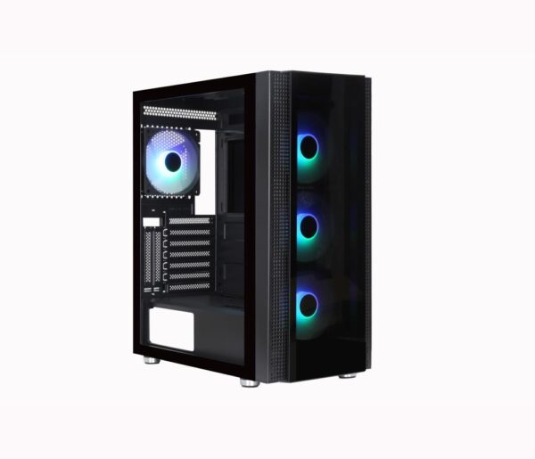 Case|GOLDEN TIGER|Raider SK-1|MidiTower|Not included|ATX|Colour Black|RAIDERSK1 - Image 3