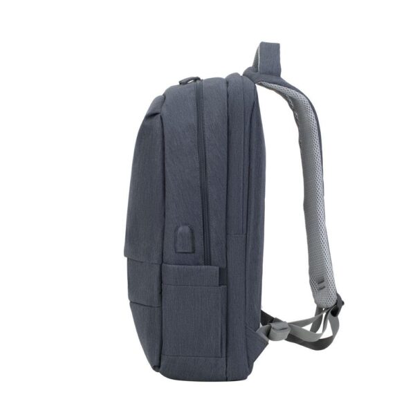 NB BACKPACK ANTI-THEFT 17.3"/7567 DARK GREY RIVACASE - Image 3