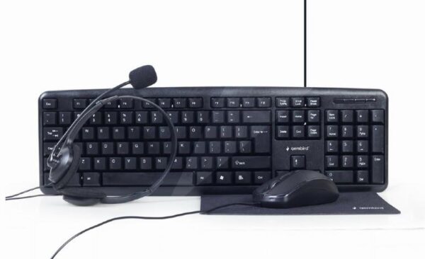 KEYBOARD +MOUSE USB ENG/4IN1 KIT KBS-UO4-01 GEMBIRD - Image 4