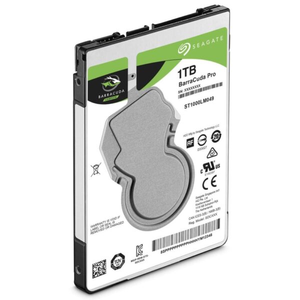 HDD|SEAGATE|Barracuda Pro|1TB|SATA 3.0|128 MB|7200 rpm|Discs/Heads 1/2|2,5"|Thickness 7mm|ST1000LM049 - Image 3