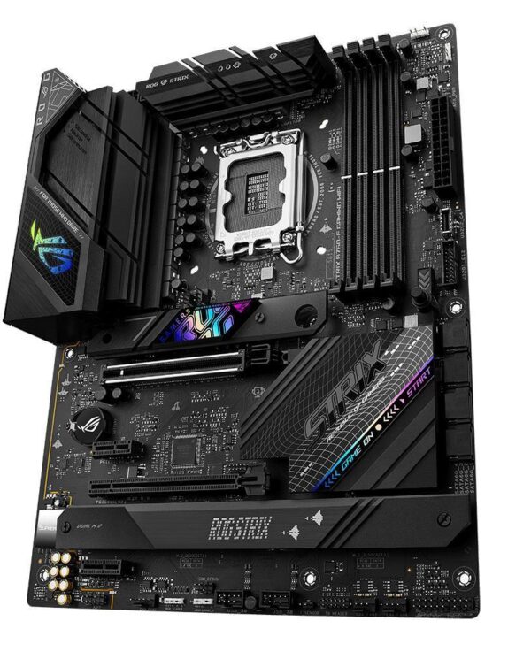 Mainboard|ASUS|Intel B760 Express|LGA1700|ATX|Memory DDR5|Memory slots 4|2xPCI-Express 3.0 1x|1xPCI-Express 3.0 16x|1xPCI-Express 5.0 16x|3xM.2|1xHDMI|1xDisplayPort|7xUSB 3.2|1xUSB-C|1xOptical S/PDIF|1xRJ45|5xAudio port|STRIXB760-FGAMINGWIFI - Image 2