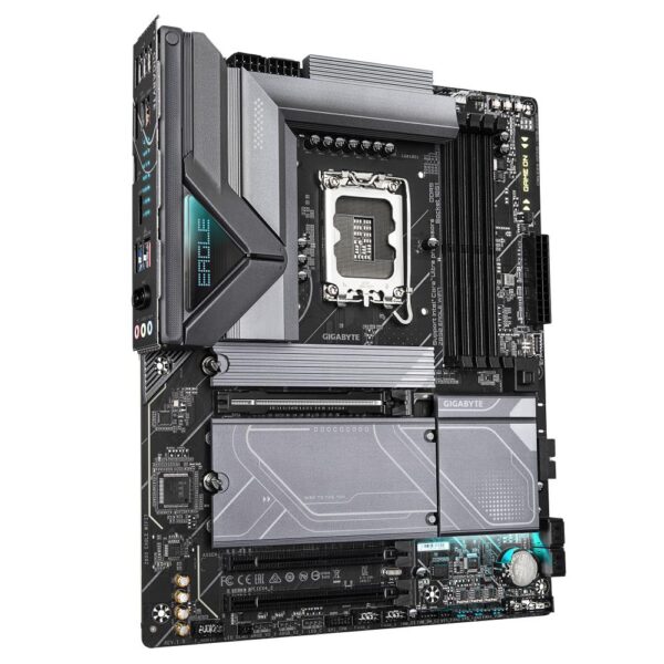 Mainboard|GIGABYTE|Intel Z890|LGA1851|ATX|Memory DDR5|Memory slots 4|2xPCI-Express 4.0 4x	|1xPCI-Express 5.0 16x|4xM.2|1xDisplayPort|4xUSB 2.0|5xUSB 3.2|1xUSB-C|1xRJ45|3xAudio port|Z890EAGLEWIFI7 - Image 3