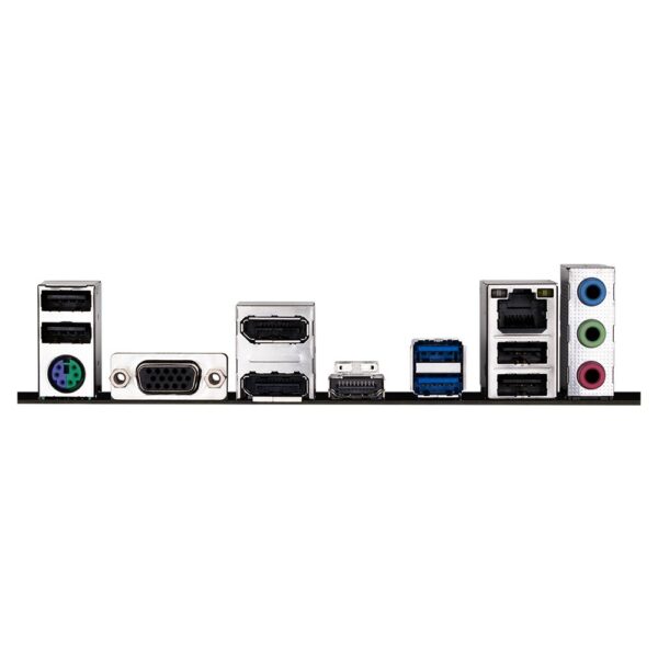 Mainboard|GIGABYTE|Intel H610|LGA1700|Micro-ATX|Memory DDR5|Memory slots 2|1xPCI-Express 3.0 1x|1xPCI-Express 4.0 16x|1xM.2|1x15pin D-sub|1xHDMI|2xDisplayPort|4xUSB 2.0|2xUSB 3.2|1xPS/2|1xRJ45|3xAudio port|H610MS2HV21.0 - Image 5
