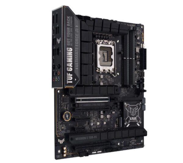 Mainboard|ASUS|Intel Z790|LGA1700|ATX|Memory DDR5|Memory slots 4|1xPCI-Express 3.0 1x|1xPCI-Express 3.0 16x|1xPCI-Express 4.0 4x	|1xPCI-Express 4.0 16x|1xPCI-Express 5.0 16x|4xM.2|1xHDMI|1xDisplayPort|6xUSB 3.2|2xUSB-C|1xOptical S/PDIF|1xRJ45|5xAudio port|TUFGAMINGZ790-PROWIFI - Image 3