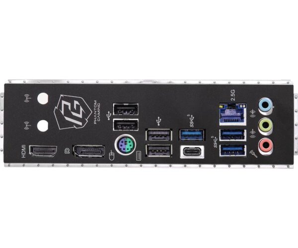 Mainboard|ASROCK|Intel B760 Express|LGA1700|Micro-ATX|Memory DDR5|Memory slots 4|1xPCI-Express 4.0 1x|1xPCI-Express 4.0 16x|2xM.2|1xHDMI|1xDisplayPort|4xUSB 2.0|3xUSB 3.2|1xUSB-C|1xPS/2|1xRJ45|3xAudio port|B760MPGRIPTIDE - Image 6