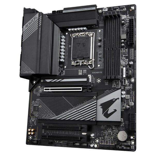 Mainboard|GIGABYTE|Intel B760 Express|LGA1700|ATX|Memory DDR4|Memory slots 4|2xPCI-Express 3.0 16x|1xPCI-Express 4.0 16x|3xM.2|1xHDMI|1xDisplayPort|4xUSB 2.0|5xUSB 3.2|1xUSB-C|1xOptical S/PDIF|1xRJ45|2xAudio port|B760AELITEAXDDR4 - Image 4