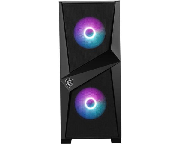 Case|MSI|MAG Forge 100R|MidiTower|Not included|ATX|MicroATX|MiniITX|Colour Black|MAGFORGE100R - Image 4