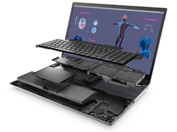 Notebook|DELL|Precision|7780|CPU i9-13950HX|2200 MHz|17"|1920x1080|RAM 32GB|DDR5|5600 MHz|SSD 1TB|NVIDIA RTX 3500 Ada Generation|12GB|ENG|Smart Card Reader|Windows 11 Pro|Grey|3.05 kg|N008P7780EMEA_VP - Image 6