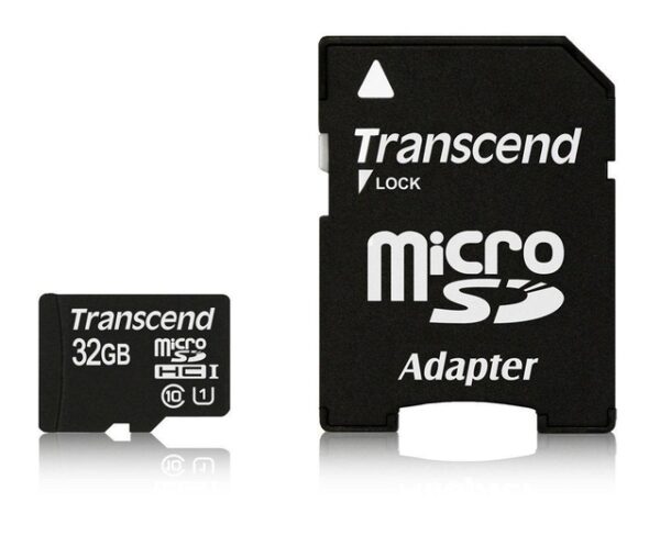 MEMORY MICRO SDHC 32GB W/ADAPT/CLASS10 TS32GUSDU1 TRANSCEND - Image 3