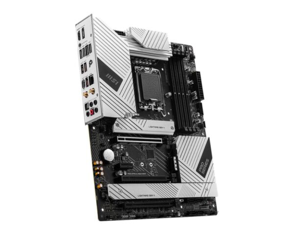 Mainboard|MSI|Intel Z790|LGA1700|ATX|Memory DDR5|Memory slots 4|1xPCI-Express 1x|3xPCI-Express 16x|4xM.2|1xHDMI|1xDisplayPort|1xUSB 2.0|5xUSB 3.2|1xUSB-C|1xOptical S/PDIF|1xRJ45|5xAudio port|PROZ790-AMAXWIFI - Image 4