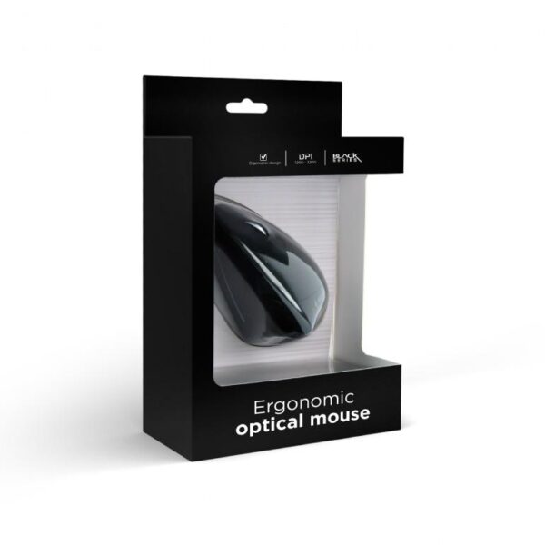 MOUSE USB OPTICAL BLACK/ERGONOMIC MUS-ERGO-01 GEMBIRD - Image 3