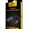 I/O ADAPTER USB-C TO LAN/GREY A-USB3C-LAN-01 GEMBIRD - Image 2
