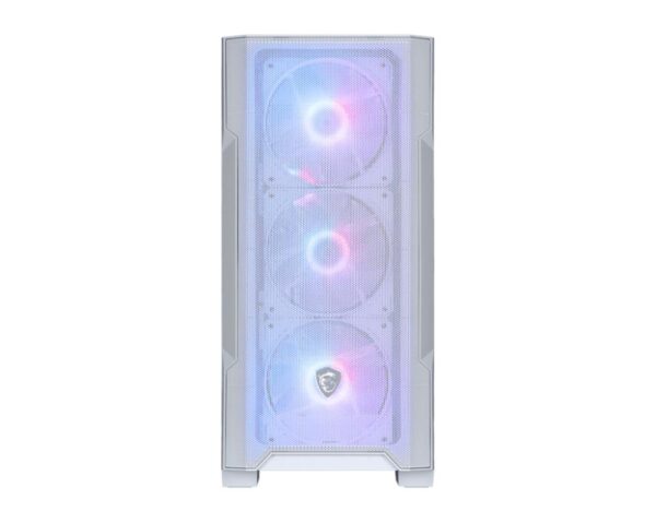 Case|MSI|MAG FORGE M100R / WHITE|Micro|Not included|MicroATX|MiniITX|Colour White|MAGFORGEM100RWHITE
