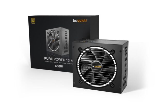 Power Supply|BE QUIET|650 Watts|Peak Power 720 Watts|Efficiency 80 PLUS GOLD|PFC Active|MTBF 100000 hours|BN342 - Image 3