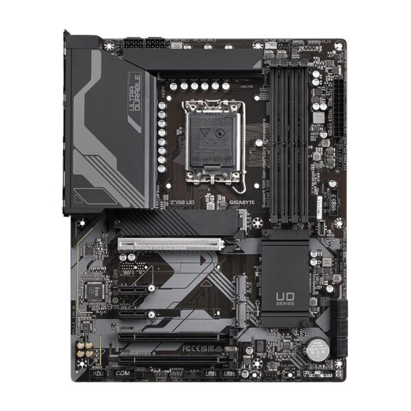 Mainboard|GIGABYTE|Intel Z790|LGA1700|ATX|Memory DDR5|Memory slots 4|2xPCI-Express 3.0 1x|1xPCI-Express 3.0 16x|1xPCI-Express 4.0 16x|1xPCI-Express 5.0 16x|3xM.2|1xHDMI|1xDisplayPort|4xUSB 2.0|5xUSB 3.2|1xUSB-C|1xRJ45|3xAudio port|Z790UD - Image 3