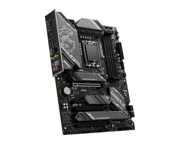 Mainboard|MSI|Intel Z790|LGA1700|ATX|Memory DDR5|Memory slots 4|1xPCI-Express 1x|3xPCI-Express 16x|4xM.2|1xHDMI|1xDisplayPort|4xUSB 2.0|3xUSB 3.2|1xUSB-C|1xPS/2|6xAudio port|Z790GAMINGPLUSWIFI - Image 4