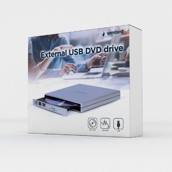 DVD RW USB2 8X EXT RTL/SILVER DVD-USB-02-SV GEMBIRD - Image 5