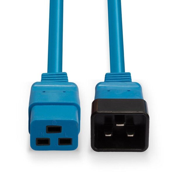 CABLE POWER IEC EXTENSION 3M/BLUE 30122 LINDY - Image 3
