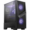 Case|MSI|MAG FORGE 100M|MidiTower|Not included|ATX|MicroATX|MiniITX|Colour Black|MAGFORGE100M