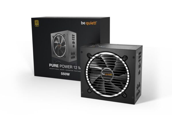 Power Supply|BE QUIET|550 Watts|Peak Power 600 Watts|Efficiency 80 PLUS GOLD|BN341 - Image 2