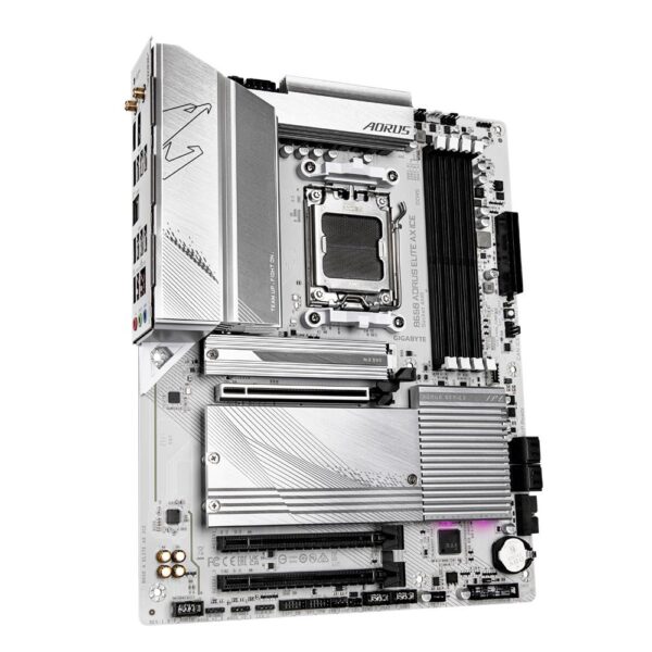 Mainboard|GIGABYTE|AMD B650|SAM5|ATX|Memory DDR5|Memory slots 4|2xPCI-Express 3.0 16x|1xPCI-Express 4.0 16x|3xM.2|1xHDMI|1xDisplayPort|1xAudio-In|1xAudio-Out|1xMicrophone|4xUSB 2.0|7xUSB 3.2|1xUSB-C|1xRJ45|B650AELITEAXICE - Image 3
