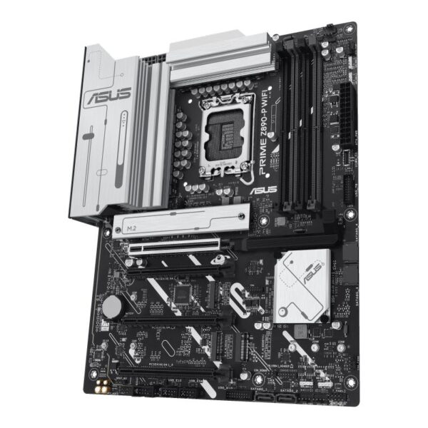 Mainboard|ASUS|Intel Z890|LGA1851|ATX|Memory DDR5|Memory slots 4|3xPCI-Express 4.0 16x|1xPCI-Express 5.0 16x|4xM.2|1xHDMI|1xDisplayPort|1xAudio-In|1xAudio-Out|1xMicrophone|4xUSB 2.0|2xUSB 3.0|1xUSB 3.1|1xUSB-C w/Thunderbolt|1xRJ45|PRIMEZ890-PWIFI - Image 2