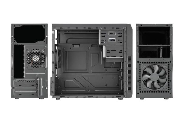 Case|GOLDEN TIGER|Baltimore 530|MiniTower|450 Watts|MicroATX|Colour Black|BALTIMORE5302USB2450W - Image 2