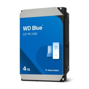 HDD|WESTERN DIGITAL|Blue|4TB|SATA|256 MB|5400 rpm|3,5"|WD40EZAX