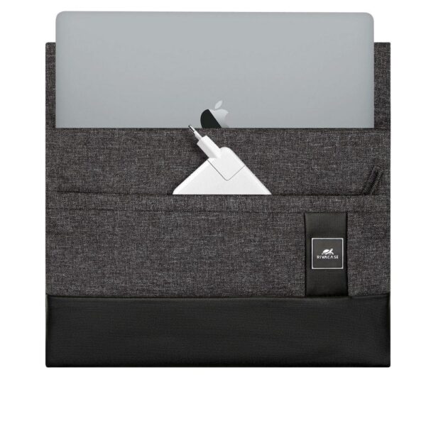 NB SLEEVE MACBOOK PRO/AIR 13/8802 BLACK MELANGE RIVACASE - Image 3