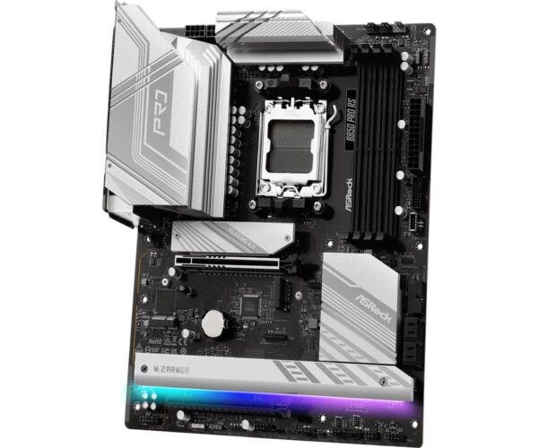 Mainboard|ASROCK|AMD B850|SAM5|ATX|Memory DDR5|Memory slots 4|1xPCI-Express 4.0 16x|1xPCI-Express 5.0 16x|1xM.2|1xHDMI|1xAudio-In|1xAudio-Out|1xMicrophone|6xUSB 2.0|5xUSB 3.2|1xUSB-C|1xRJ45|B850PRORS - Image 5