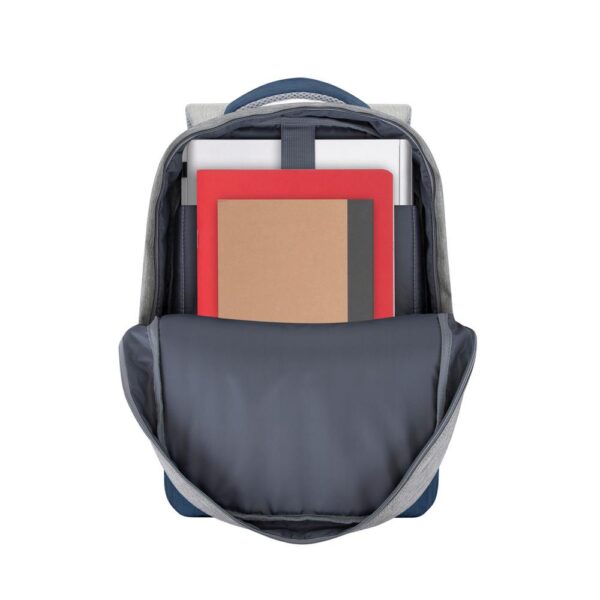 NB CASE ANTI-THEFT 15.6"/7562 GREY/DARK BLUE RIVACASE - Image 5