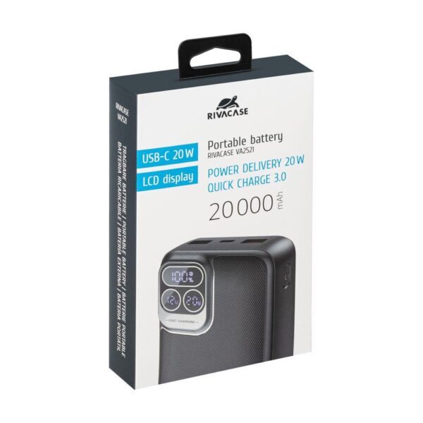 POWER BANK USB 20000MAH/VA2521 RIVACASE - Image 4