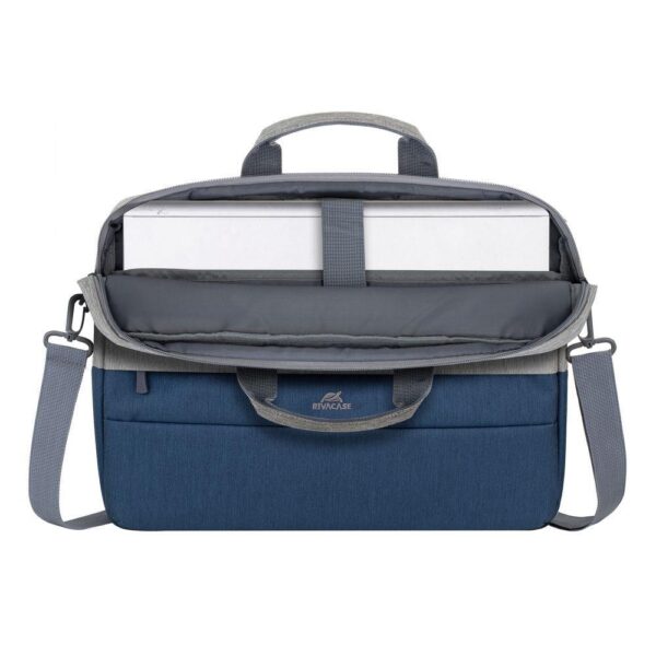 NB CASE ANTI-THEFT 15.6"/7532 GREY/DARK BLUE RIVACASE - Image 4