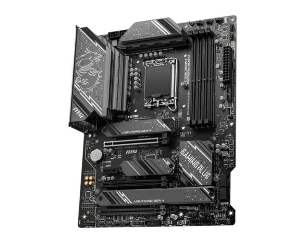 Mainboard|MSI|Intel Z790|LGA1700|ATX|Memory DDR5|Memory slots 4|1xPCI-Express 1x|3xPCI-Express 16x|4xM.2|1xHDMI|1xDisplayPort|4xUSB 2.0|3xUSB 3.2|1xUSB-C|1xPS/2|6xAudio port|Z790GAMINGPLUSWIFI - Image 3