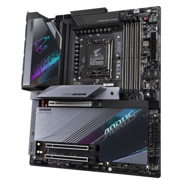 Mainboard|GIGABYTE|Intel Z790|LGA1700|EATX|Memory DDR5|Memory slots 4|1xPCI-Express 3.0 1x|1xPCI-Express 3.0 4x|1xPCI-Express 5.0 16x|5xM.2|1xDisplayPort|1xAudio-In|1xAudio-Out|7xUSB 3.2|3xUSB-C|1xOptical S/PDIF|1xRJ45|2xRF-Out|Z790AORUSMASTER1.0 - Image 4
