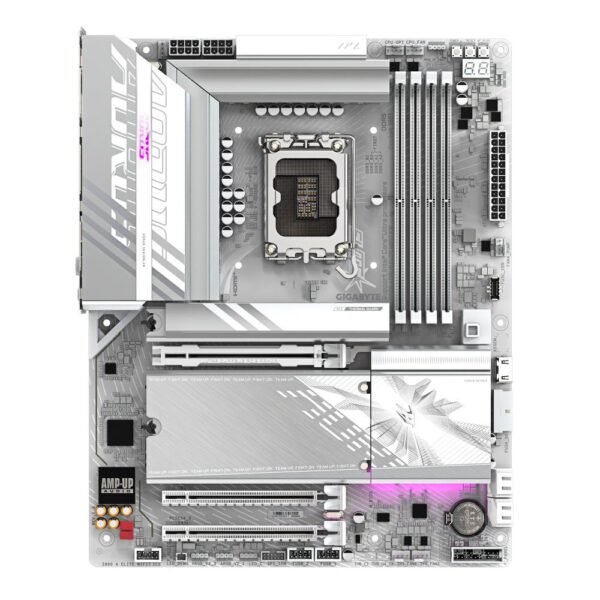 Mainboard|GIGABYTE|Intel Z890|LGA1851|ATX|Memory DDR5|Memory slots 4|2xPCI-Express 4.0 4x	|1xPCI-Express 5.0 16x|4xM.2|1xDisplayPort|4xUSB 2.0|5xUSB 3.2|1xUSB-C w/Thunderbolt|1xOptical S/PDIF|1xRJ45|2xAudio port|Z890AELITEWF7ICE - Image 2