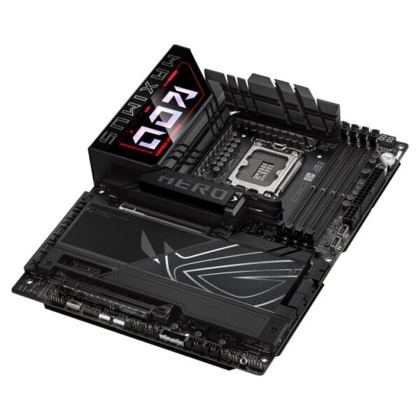 Mainboard|ASUS|Intel Z890|LGA1851|ATX|Memory DDR5|Memory slots 4|1xPCI-Express 4.0 1x|1xPCI-Express 4.0 16x|1xPCI-Express 5.0 16x|6xM.2|1xHDMI|1xAudio-In|1xAudio-Out|4xUSB 3.0|4xUSB 3.1|1xUSB-C|2xUSB-C w/Thunderbolt|1xOptical S/PDIF|2xRJ45|ROGMAXIMUSZ890HERO - Image 4