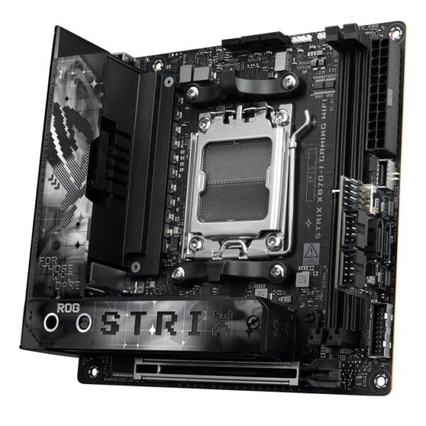 Mainboard|ASUS|AMD X870|SAM5|Mini-ITX|Memory DDR5|Memory slots 2|1xPCI-Express 4.0 16x|1xPCI-Express 5.0 16x|2xM.2|1xHDMI|3xUSB 3.0|4xUSB 3.2|1xUSB-C|2xUSB4|1xRJ45|ROGSTRIXX870-IGAMWIFI - Image 4