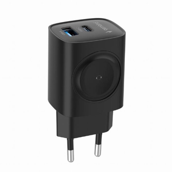 CHARGER USB 2IN1 20W 2PORT/TA-UC-PDQCW20-01-BK GEMBIRD - Image 3