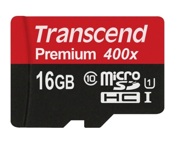 MEMORY MICRO SDHC 16GB W/ADAPT/UHS-I C10 TS16GUSDU1 TRANSCEND - Image 3