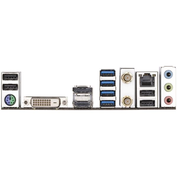 Mainboard|GIGABYTE|AMD B550|SAM4|Micro-ATX|Memory DDR4|Memory slots 4|1xPCI-Express 3.0 1x|1xPCI-Express 3.0 4x|1xPCI-Express 4.0 16x|2xM.2|1xDVI-D|1xHDMI|1xDisplayPort|4xUSB 2.0|4xUSB 3.2|1xPS/2|1xRJ45|3xAudio port|B550MDS3HAC1.7 - Image 4