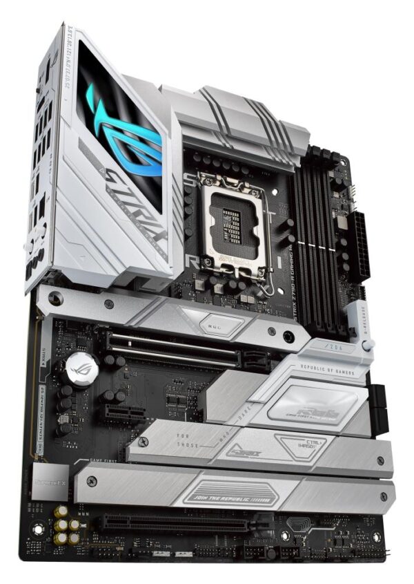 Mainboard|ASUS|Intel Z790|LGA1700|ATX|Memory DDR5|Memory slots 4|1xPCI-Express 3.0 1x|1xPCI-Express 4.0 16x|1xPCI-Express 5.0 16x|5xM.2|1xHDMI|1xDisplayPort|4xUSB 2.0|6xUSB 3.2|2xUSB-C|1xOptical S/PDIF|1xRJ45|2xAudio port|STRIXZ790-AGAMWIFIII - Image 3