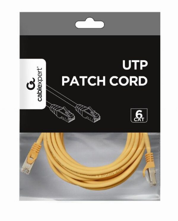 PATCH CABLE CAT6 UTP 3M/YELLOW PP6U-3M/Y GEMBIRD - Image 2