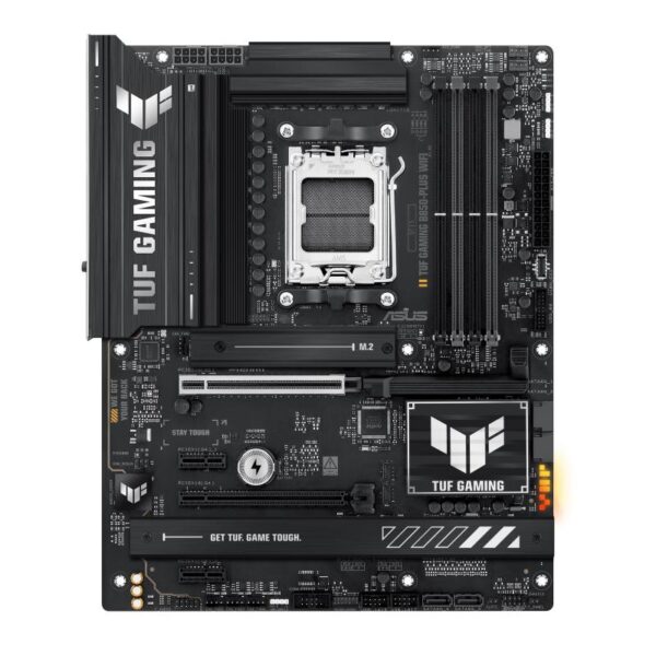 Mainboard|ASUS|AMD B850|SAM5|ATX|Memory DDR5|Memory slots 4|2xPCI-Express 4.0 1x|1xPCI-Express 4.0 16x|1xPCI-Express 5.0 16x|3xM.2|1xHDMI|1xDisplayPort|2xUSB 2.0|4xUSB 3.1|3xUSB 3.2|1xUSB-C|1xRJ45|5xAudio port|TUFGAMINGB850-PLUSWIFI - Image 2